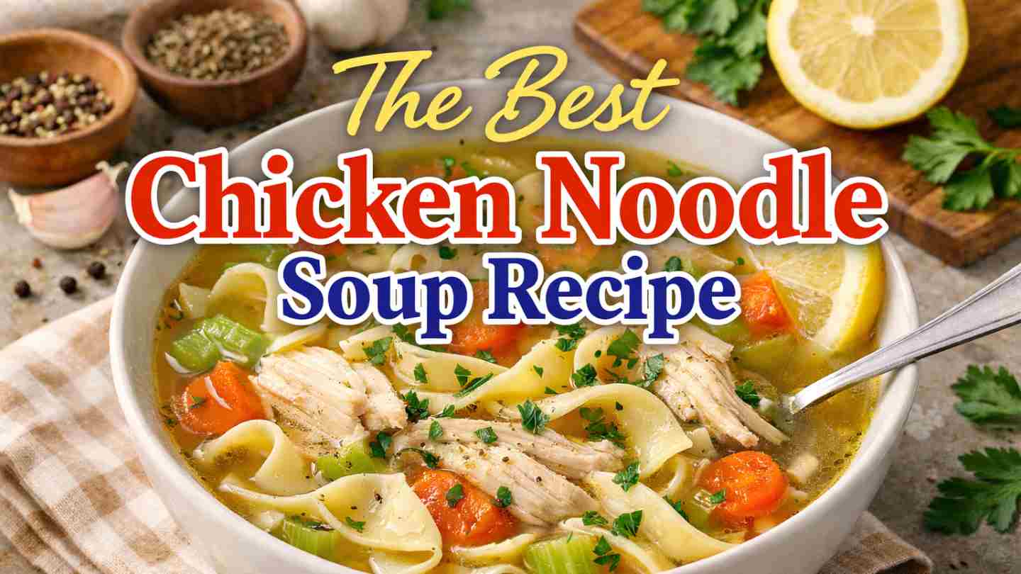 Easy Chicken Noodle Soup Recipe