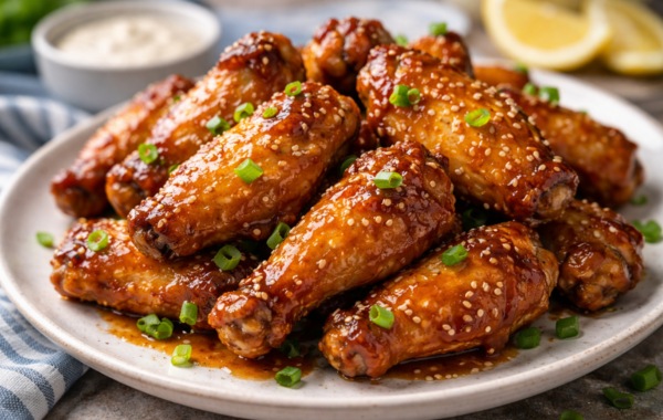 Honey Garlic Chicken Wings Recipe