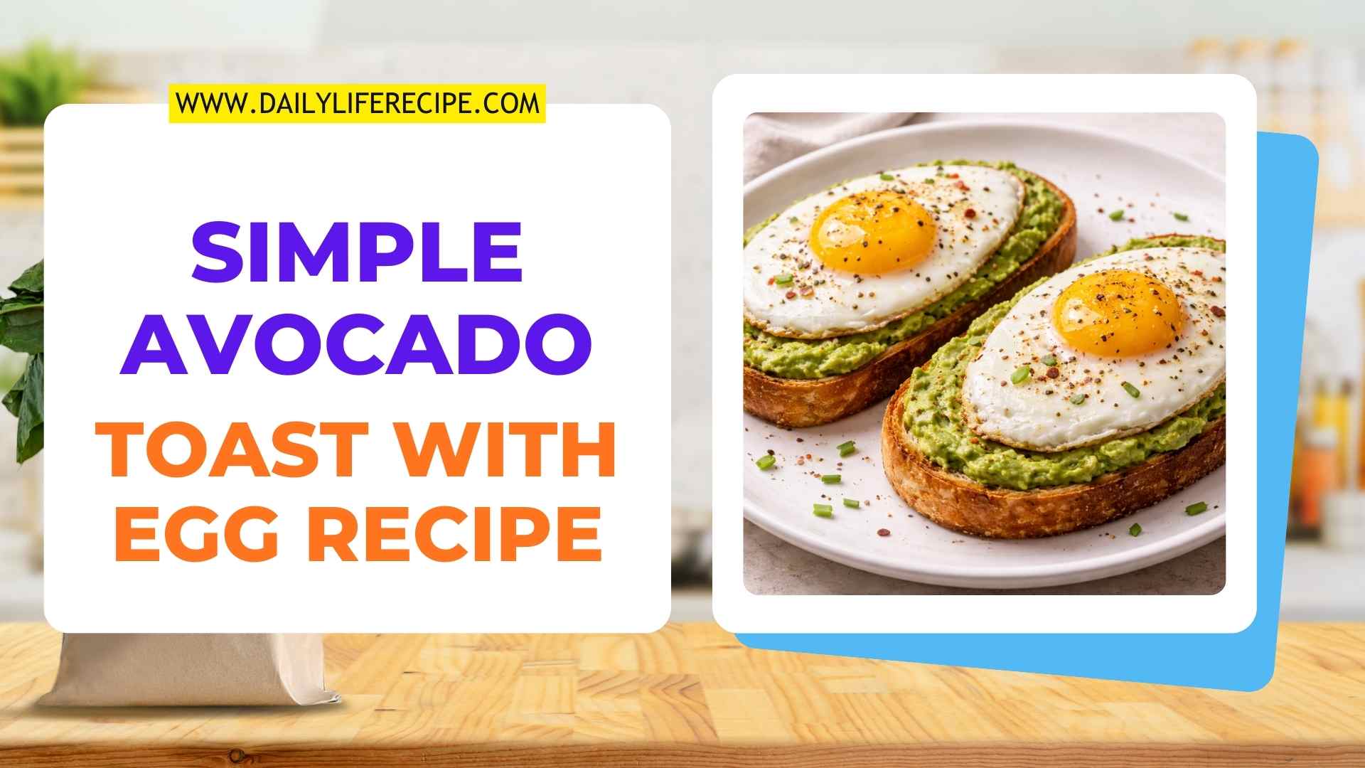Simple Avocado Toast with Egg Recipe
